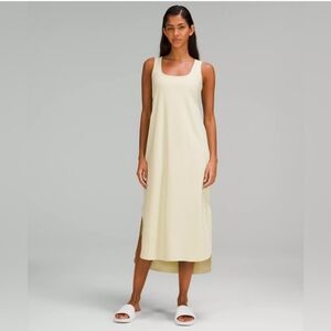 Lululemon Green Pima Cotton Midi Dress